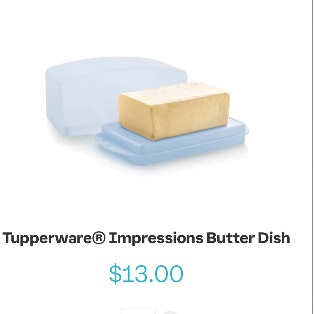 BRAND NEW Tupperware Butter dish